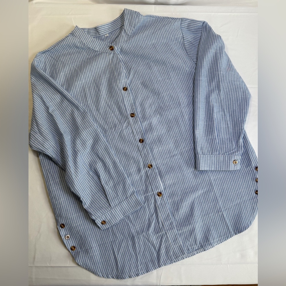 XL SHEIN Women's Button Down Beachy Shirt